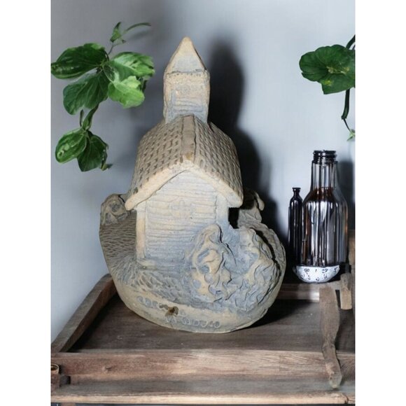 Georgia Marble Handcrafted Mini Church Sculpture By R. Ruth 1986 - Picture 6 of 9